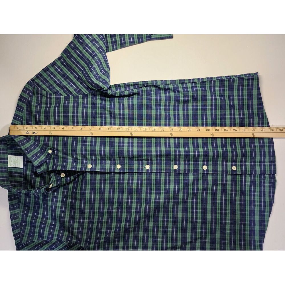 Brooks Brothers Mens Size M‎ Long Sleeve Plaid Button Down - Picture 12 of 13